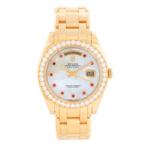 Men's Rolex Masterpiece 18k Yellow Gold Watch 18948