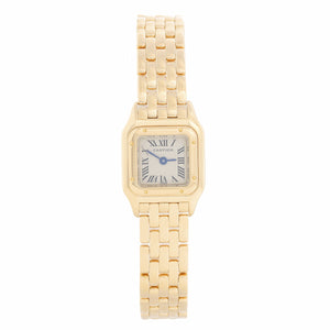 Cartier Panther Ladies 18k Yellow Gold Panthere Watch W25034B9 1130 Mini