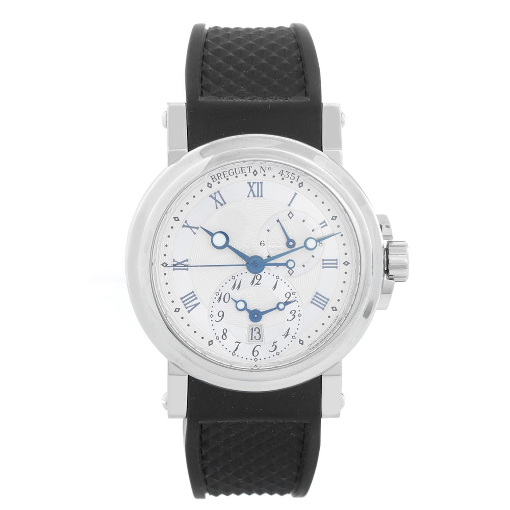 Breguet Marine Automatic GMT Men's Stainless Steel Watch 5857ST125ZU