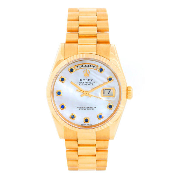 Rolex President Day-Date MOP Sapphire Dial 118238