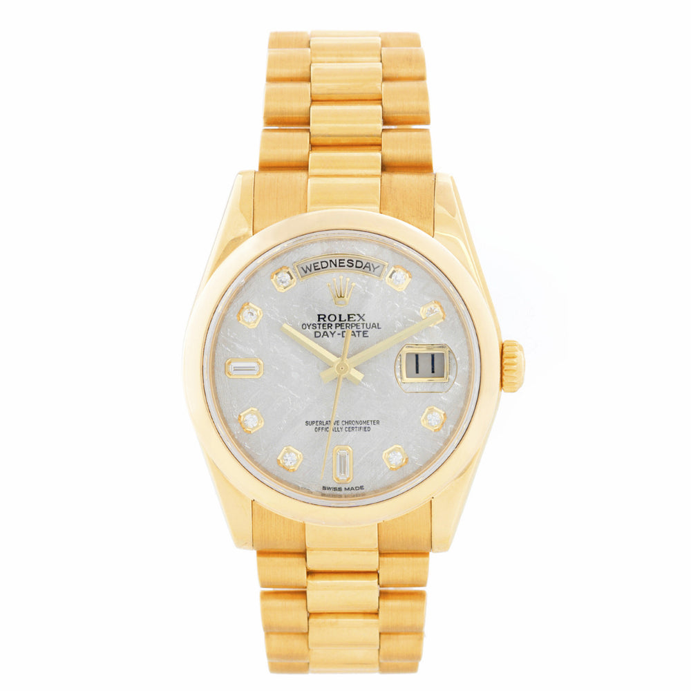 Rolex President Day-Date Meteorite Diamond Dial 118238