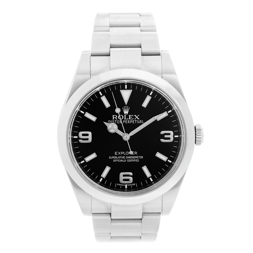 Rolex Explorer Men's Stainless Steel 39mm Watch 214270