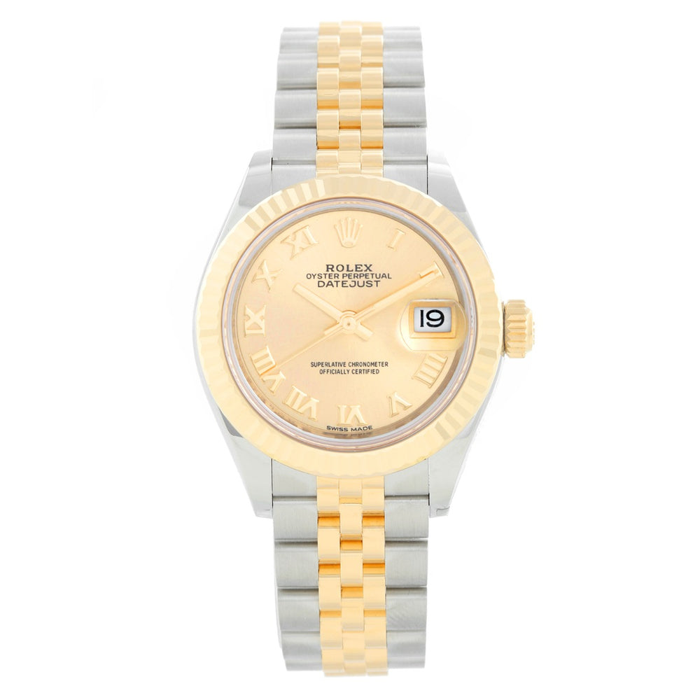 Ladies Rolex Datejust 28mm 18K Yellow Gold and Stainless Steel 279173