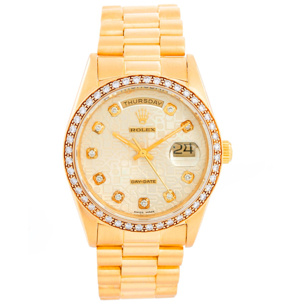 Rolex President Day-Date Jubilee Diamond Dial 18348