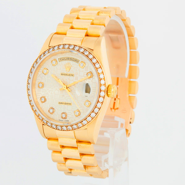 Rolex President Day-Date Jubilee Diamond Dial 18348