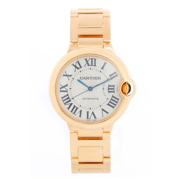 Cartier Ballon Bleu Midsize 18k Yellow Gold Watch WE902027