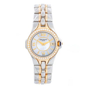 Patek Philippe Ladies Sculpture Stainless Steel Watch Ladies 4891/1