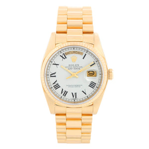 Rolex President Day-Date Men's 18k Gold Used Watch 18038