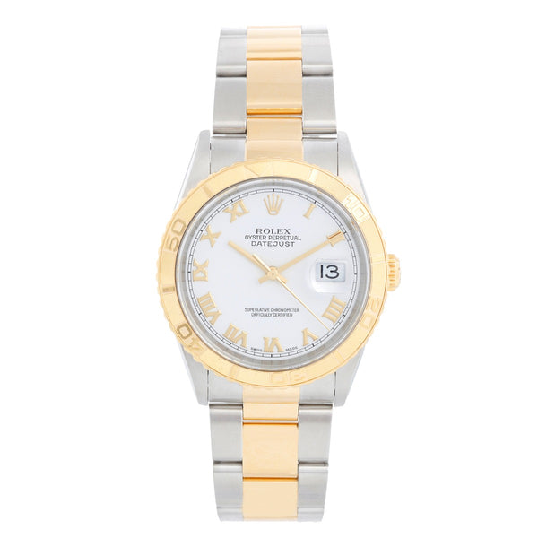 Rolex Turnograph 2-Tone Men's Steel & Gold Watch 16263