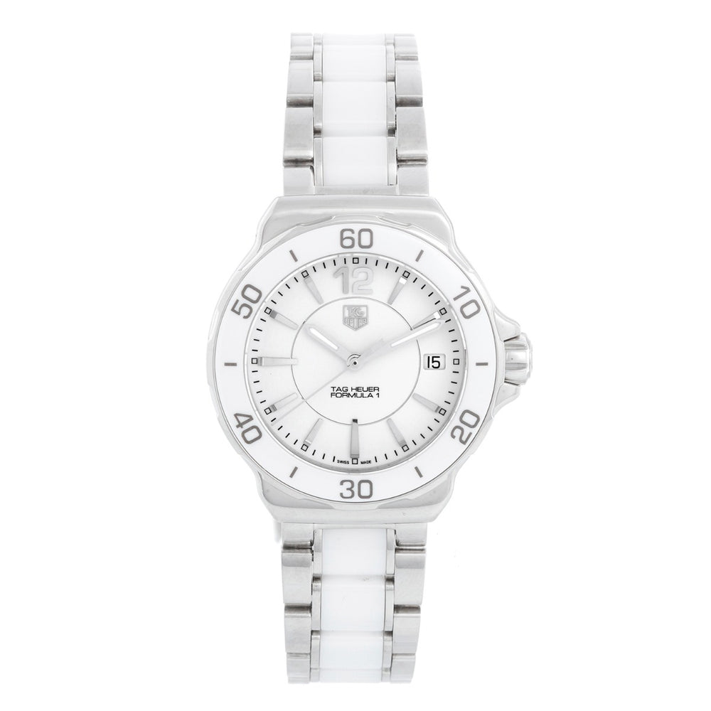 Tag Heuer Formula 1 White Ceramic Ladies Quartz Watch