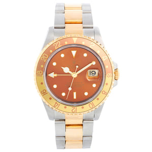 Men's Rolex GMT-Master II Watch 16713 Root beer