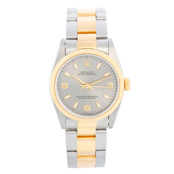 Rolex Oyster Perpetual 2-Tone 31 MM Mens Watch 67483