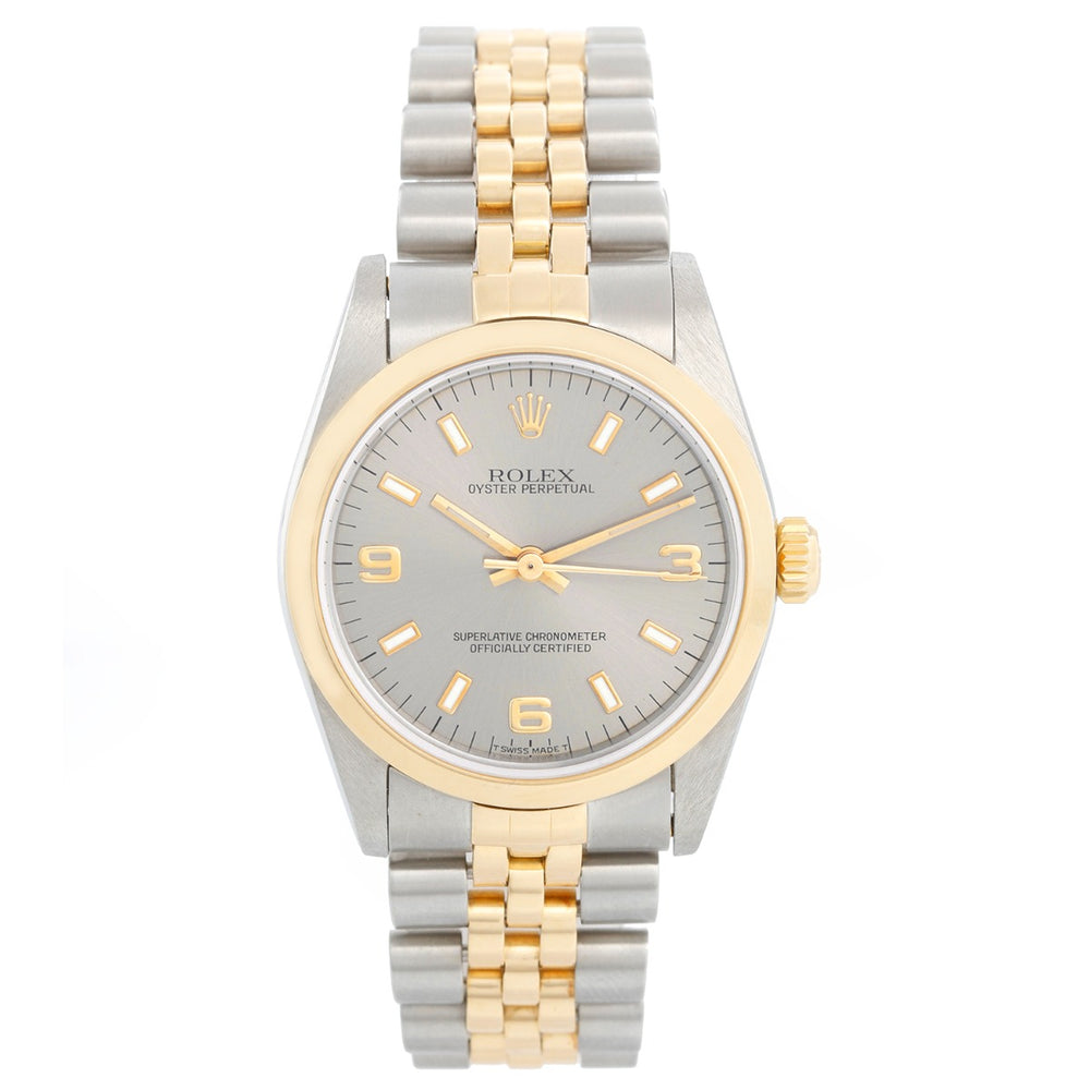 Rolex Oyster Perpetual 2-Tone Jubilee Mens Watch 67483