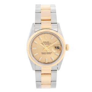 Rolex Ladies Datejust 2-Tone Watch 179173 Champagne Dial