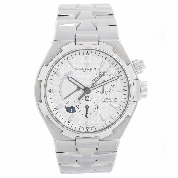 Vacheron Constantin Overseas Dual Time Silver Dial Mens Watch 47450