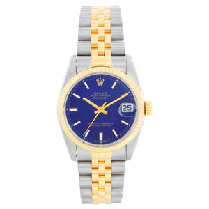 Rolex Datejust Midsize 2-Tone Men's or Ladies Midsize Watch 68273