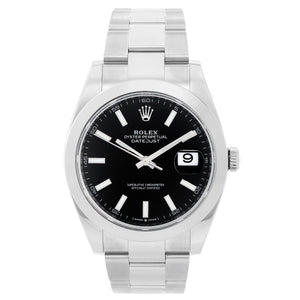 Rolex Datejust II Men's 41mm Stainless Steel  Black Dial 126300