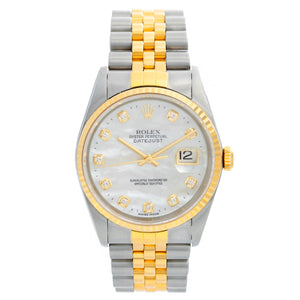 Rolex Datejust Men's 2-Tone Watch 16233