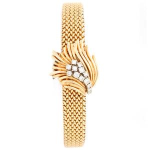 Linz 14K Yellow Gold Vintage Watch