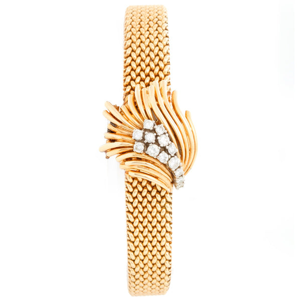Linz 14K Yellow Gold Vintage Watch
