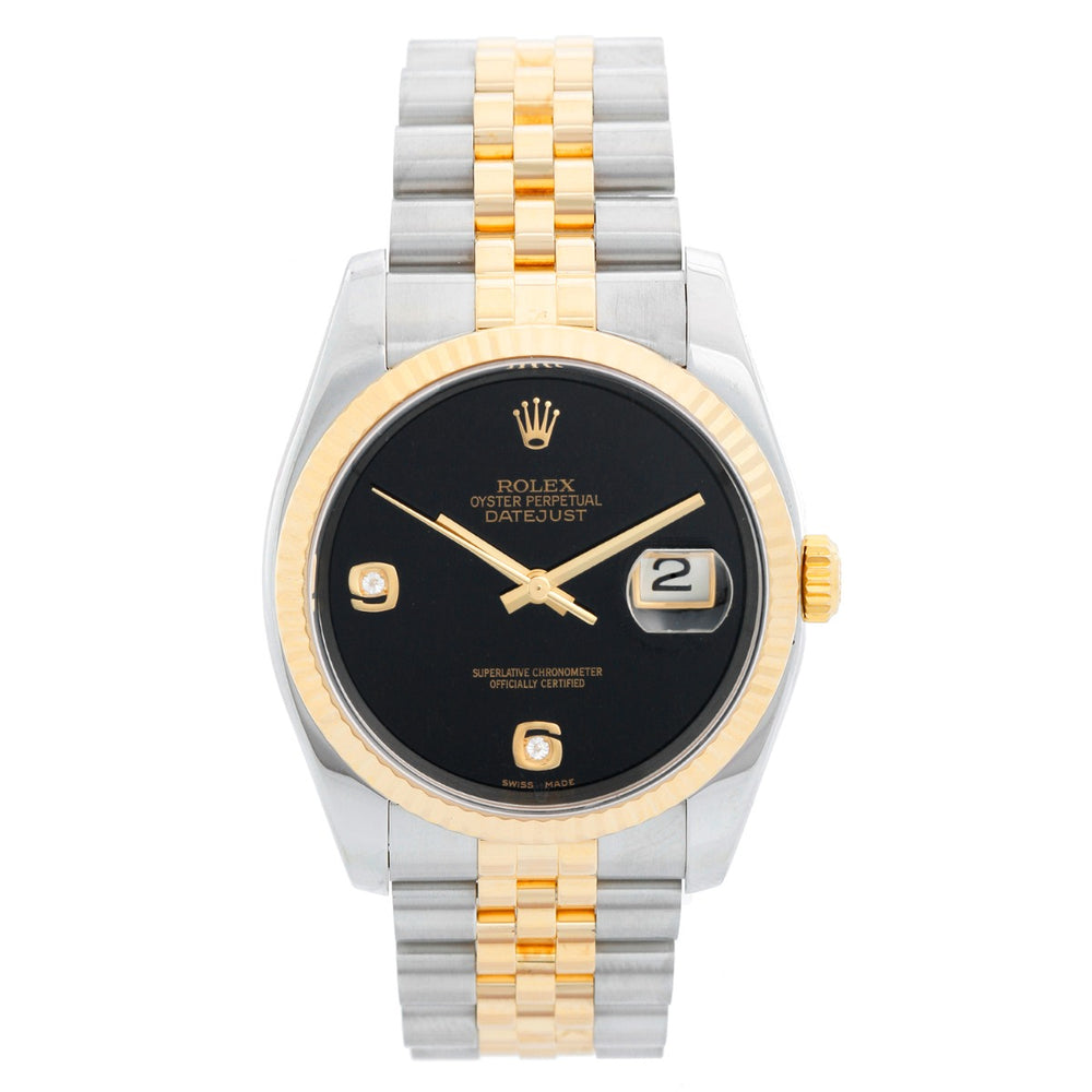 Rolex Datejust Men's 2-Tone Steel & Gold Watch Jubilee 116233