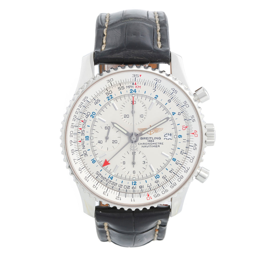Breitling Navitimer World Chronograph Men's Steel Watch A24322