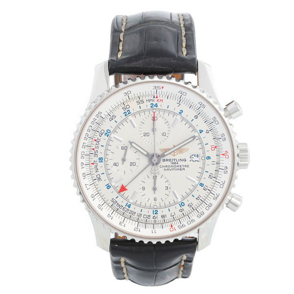 Breitling Navitimer World Chronograph Men's Steel Watch A24322