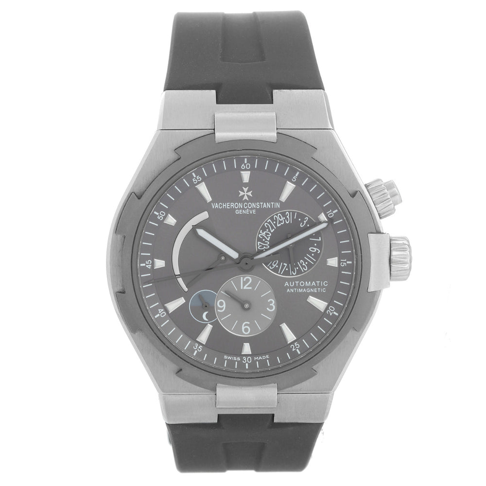 Vacheron Constantin Overseas Dual Time Silver Dial Mens Watch 47450