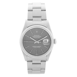 Rolex Datejust 16234 Men's 36mm Stainless Steel watch, Silver dial