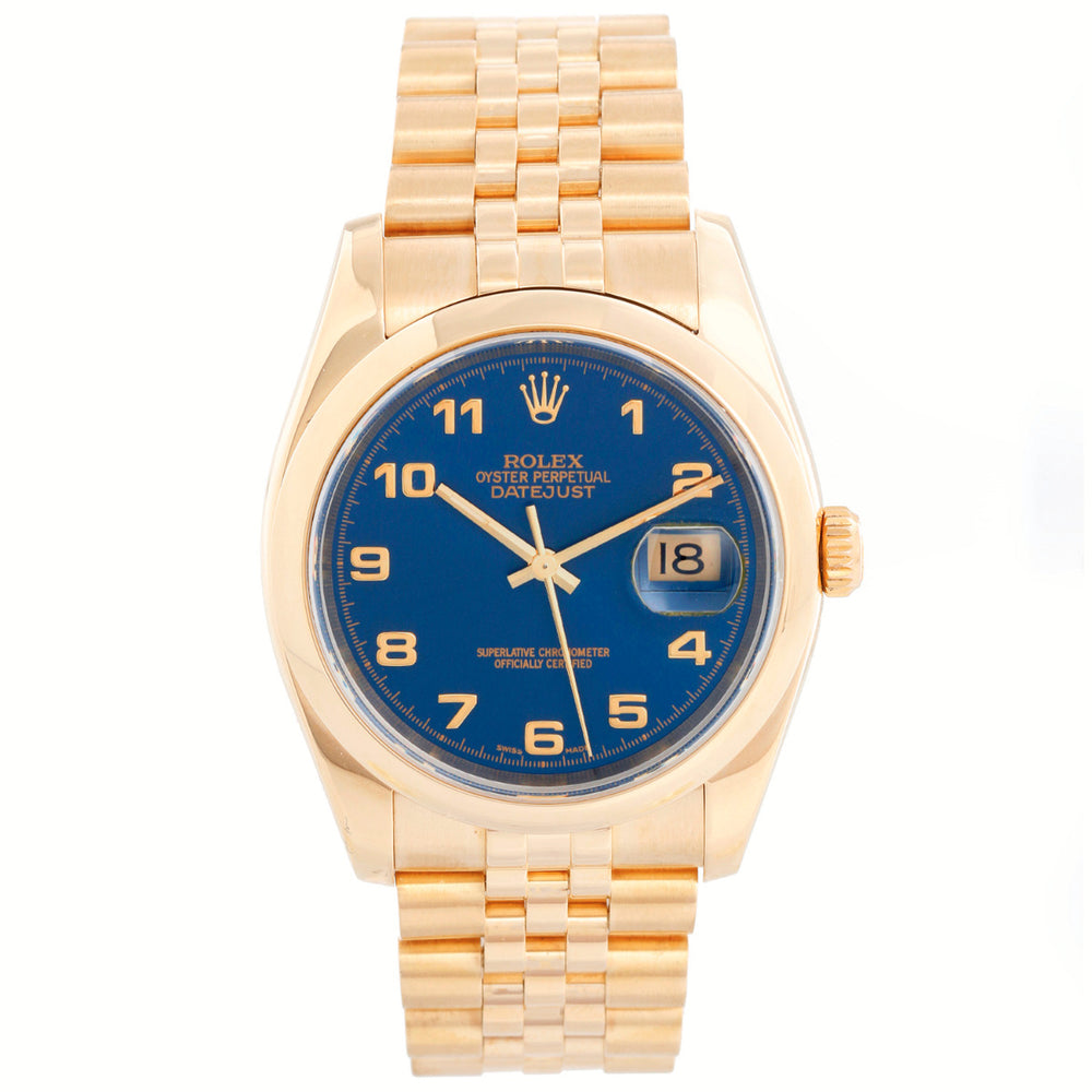 Men's Gold Rolex Datejust Watch 116208