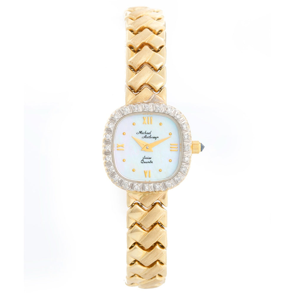Michael Anthony 14K Yellow Gold Classic Watch
