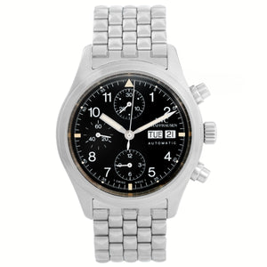 IWC Pilot Flieger Chronograph Day Date Automatic Watch