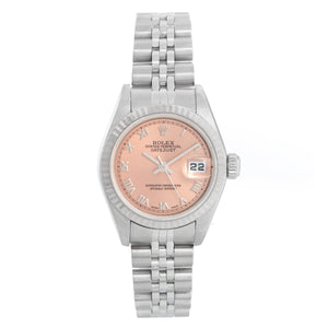 Ladies Rolex Datejust Watch 79174 Factory Salmon Dial