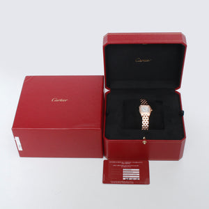 Cartier Rose Gold Small Panther With Diamonds Ladies Watch WJPN0008