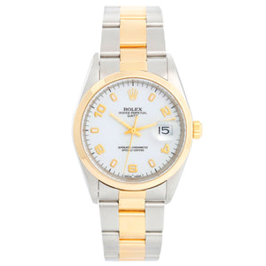 Rolex Date Men's Watch 15203 White dial