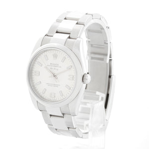 Rolex Air-King Stainless Steel Silver Stick Dial Watch 114200