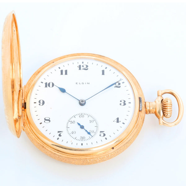 Elgin 14K Yellow Gold Pocket Watch
