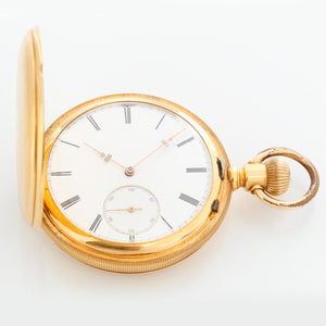 R. Lannier 18k Yellow Gold Men's Pocket Watch