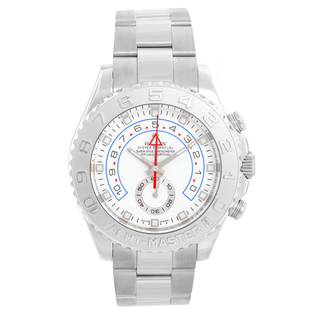 Men's 18k White Gold Rolex Yacht - Master II Regatta Watch 116689
