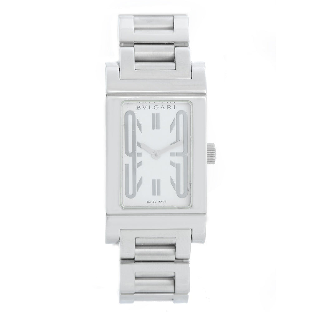 Bvlgari Rettangolo Ladies Steel Watch RT 39S