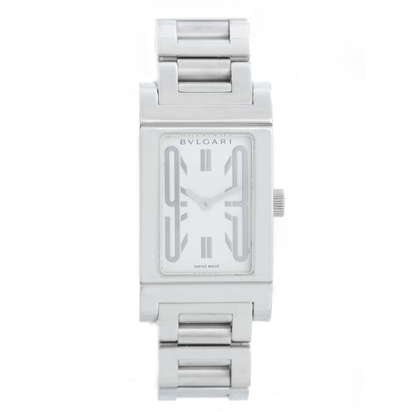 Bvlgari Rettangolo Ladies Steel Watch RT 39S