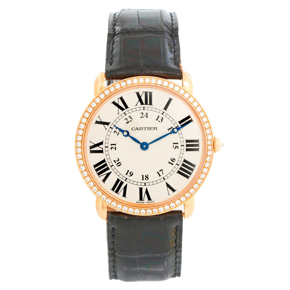 Cartier 18K Rose Gold Ronde Louis Ladies Watch 2889  WR000651