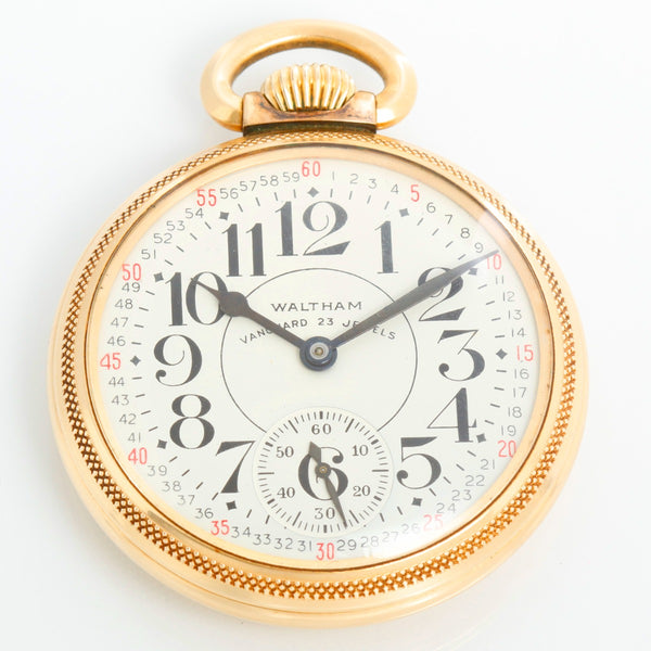 Waltham Vanguard 10K Gold Filled Pocket Watch