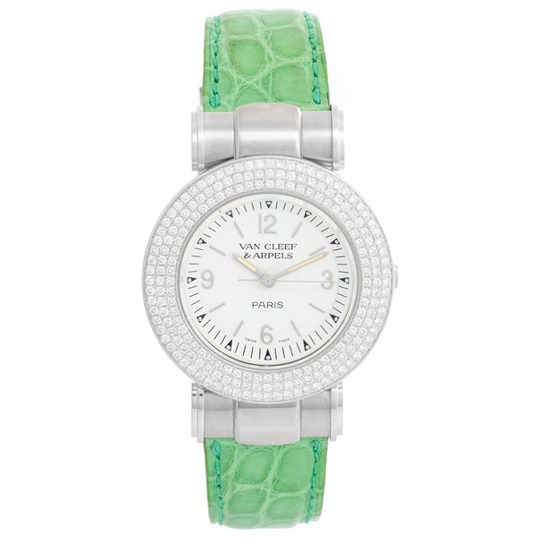 Van Cleef & Arpels White Gold Roma Diamond Ladies Watch