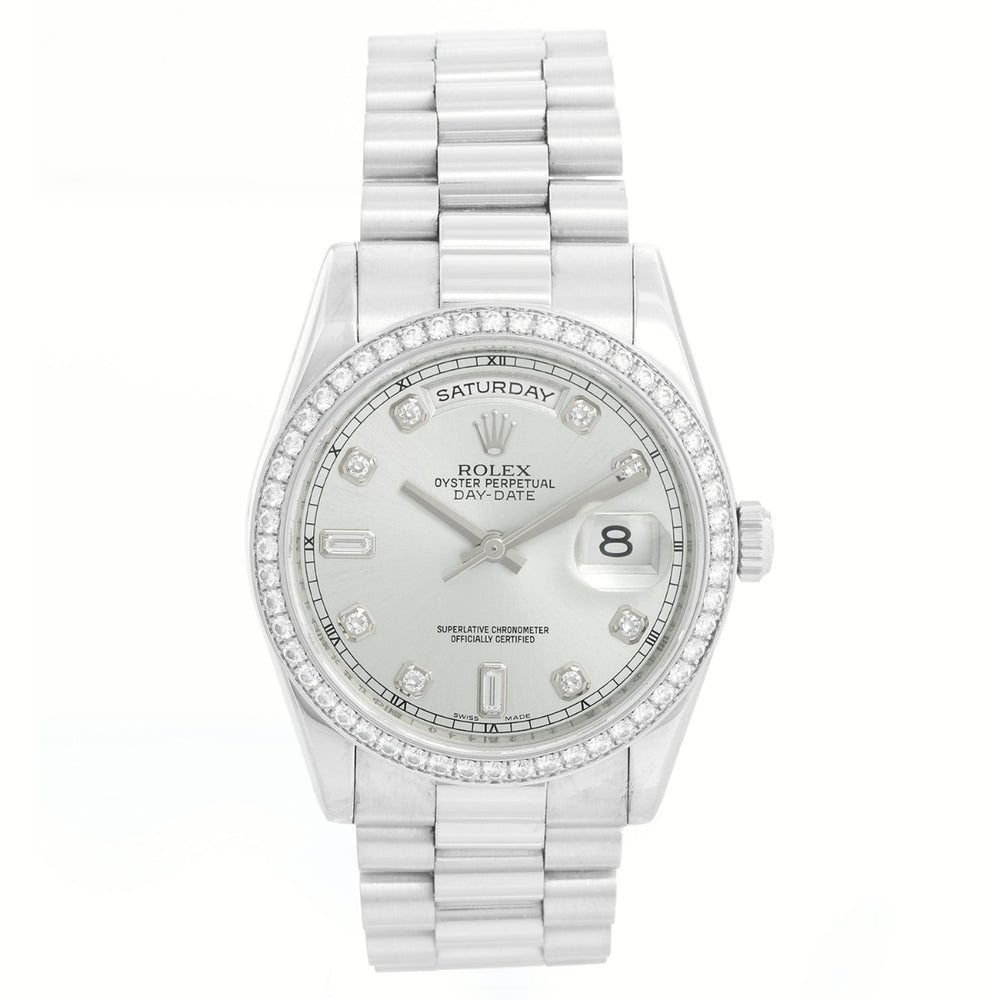 Rolex Platinum President  Day-Date Men's Watch 118346