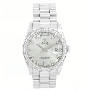Rolex Platinum President  Day-Date Men's Watch 118346