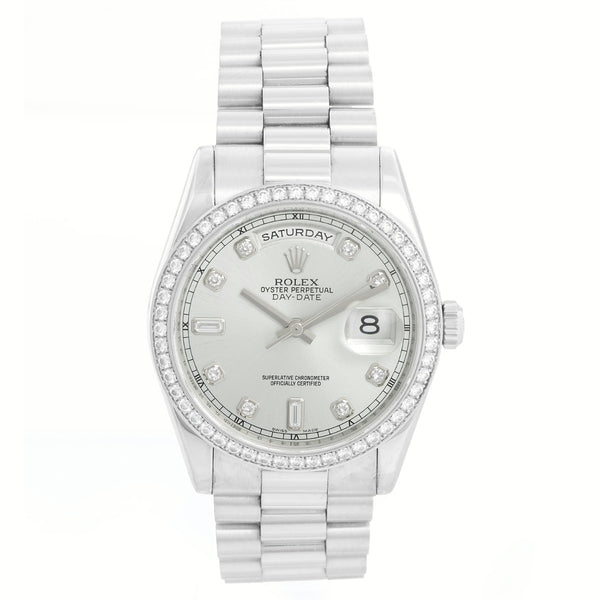 Rolex Platinum President  Day-Date Men's Watch 118346
