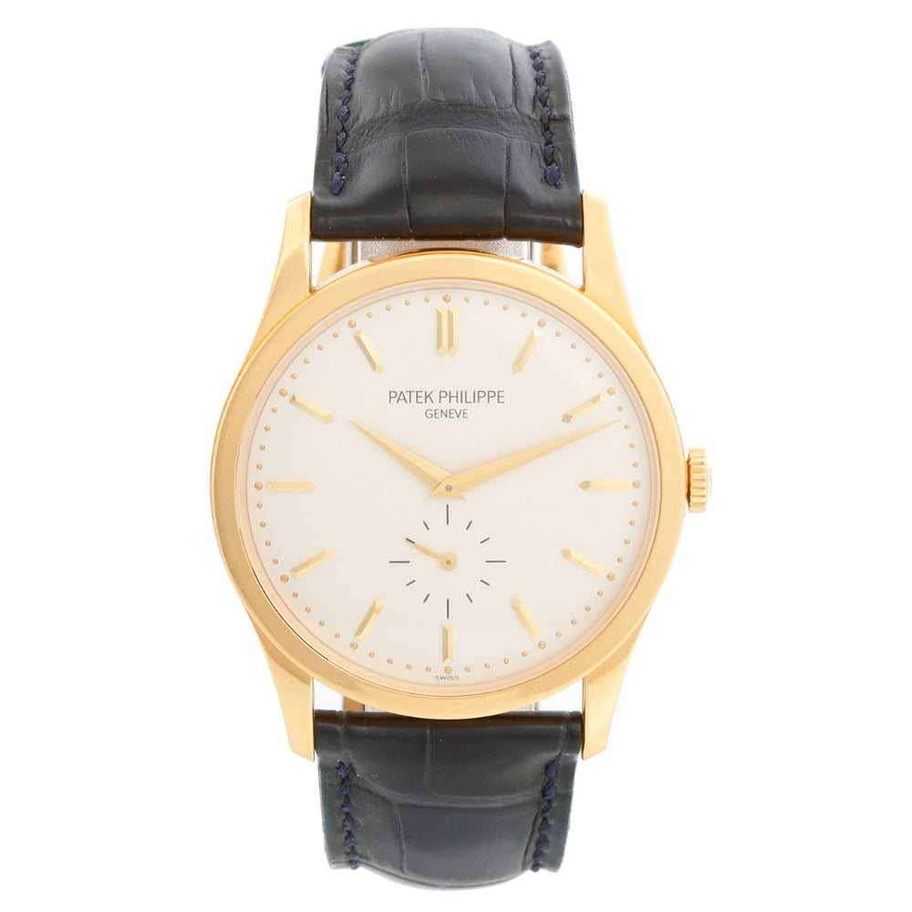 Patek Philippe Calatrava 18k Yellow Gold Men's  5196J