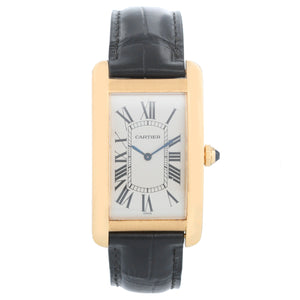 Cartier Tank Americaine (or American) Large  Men's Gold Watch ref 1735