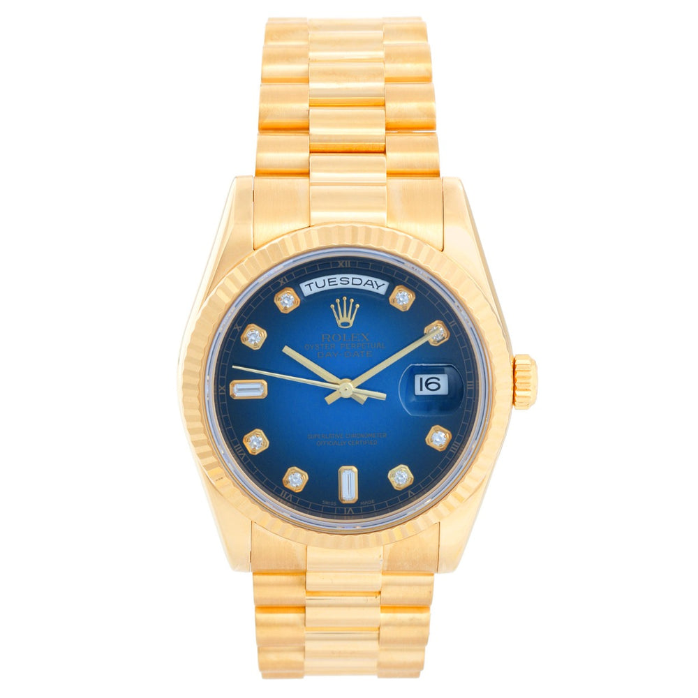 Rolex President Day-Date Watch 118238 Vignette Dial